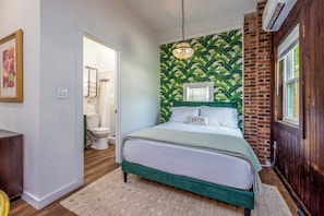 Enjoy cotton linens for a comfortable and breathable stay