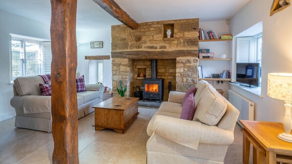 Living Room, Crofter's Barn, Bolthole Retreats