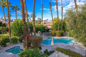 This is the pool steps from your front door!
