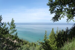 overlooking Lake Michigan