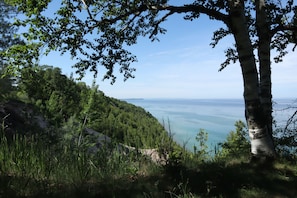 view from the bluff