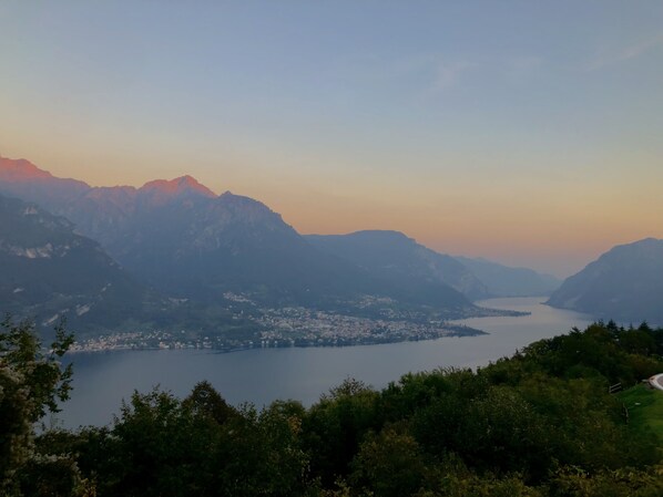 Blick von der Unterkunft