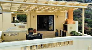 Balcony. Veranda from Drone