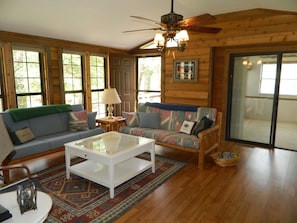 Great room is where you enter through front door..