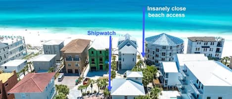 Want super easy access to uncrowded, sugar sand beaches? Welcome to Shipwatch! 