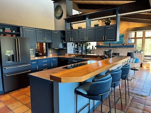 Fully stocked kitchen