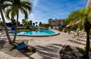 Pool view from your door