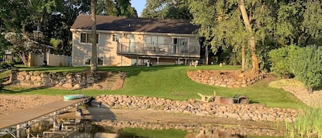 Lake side of the house.