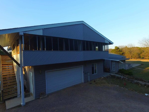 Front of the house, it's above our garage with a full wrap around porch.