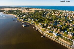 Sound-side beach access is a 5-7 minute walk to Jockey's Ridge State Park.