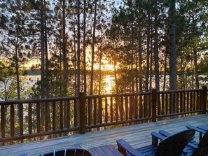 Stunning west facing views. 