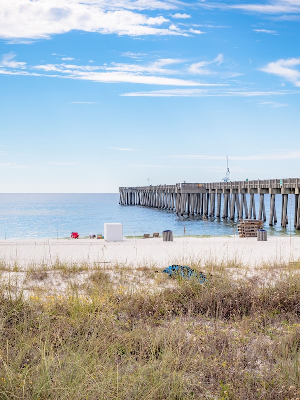 The pier for fishing and relaxing just a short walk away!