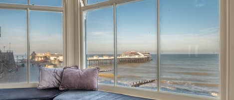 Boycott House: Sea views from the master bedroom