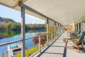 Covered Deck | Lake Views | Dock & Kayaks