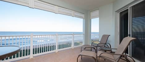 Ocean View - 852 Cinnamon Beach balcony from a fifth-floor vantage point.