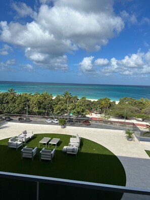 View from the balcony 