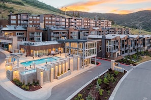 Summer sunsets. Your home is on the front row of Apex, with unobstructed mountain and valley views.