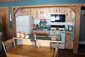 Kitchen with full size appliances