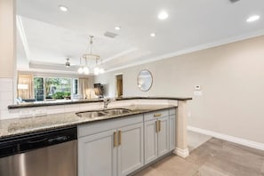 Dishwasher and open kitchen