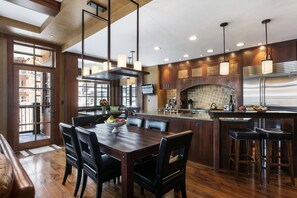 Indoors, Kitchen, Dining Room, Dining Table, Table