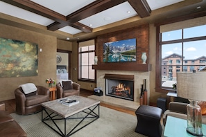 Fireplace, Indoors, Living Room, Furniture, Home Decor