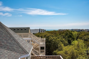 Ocean views from rooftop deck