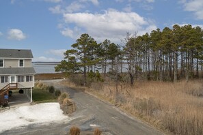 This lovely 3 Bedroom Duplex has Views of the Chincoteague Bay!