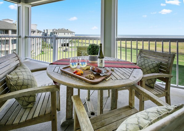 Enjoy fabulous ocean views from your private shaded balcony. ~ Pointe West Vacation ~