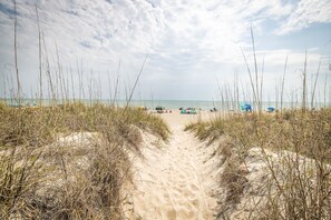 PATHWAY to the beach on the property