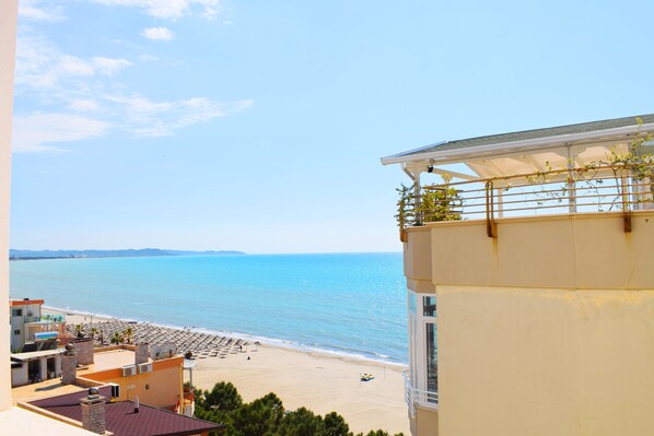 View from the main balcony, accessible from the living room.