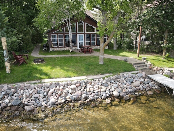 View of Cabin from Lake 