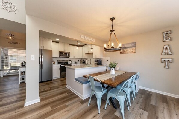 Dining and Kitchen area