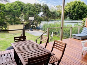 Rear deck