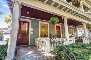 Beautiful front entry with historic charm