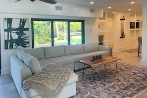 Living Room | Queen Sleeper Sofa | Smart TV