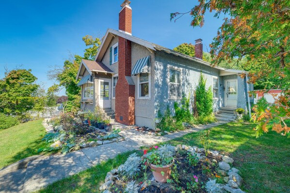 Charlevoix Vacation Rental | 3BR | 1BA | 1,300 Sq Ft | Stairs Required to Access