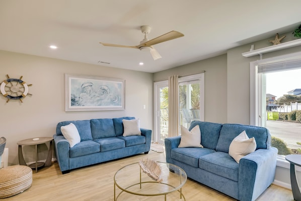 Emerald Isle Vacation Rental | 3BR | 2BA | Stairs Required | 1,196 Sq Ft