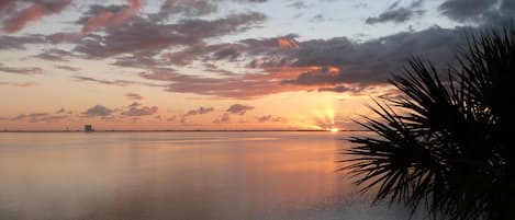 Sunrise from the balcony