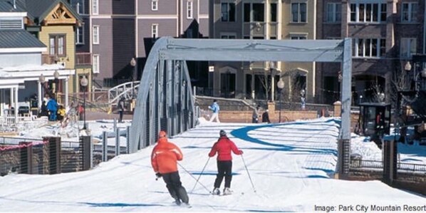 Ski straight towards the Marriot from the Park City Town Lift!