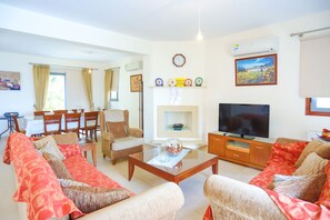 Dining and living area