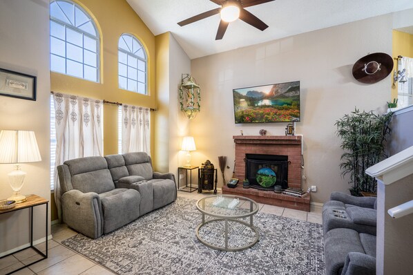 Living Area with large space
