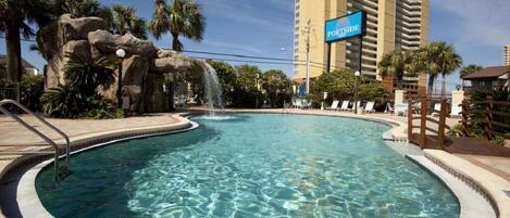 View Of The First Pool In The Complex