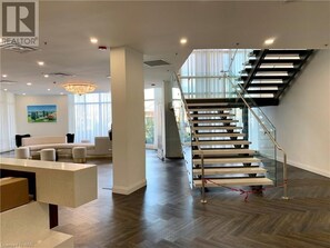 Lobby Stairs and elevators