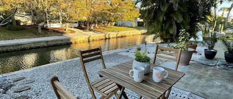 Coffee with a view.