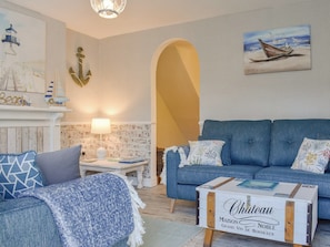 Living room | Fisherman’s Cottage, Loftus, Saltburn-by-the-Sea