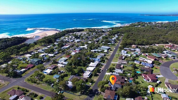 BIRD'S EYE VIEW OF LOCATION