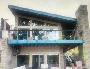 Back Patio and Balcony