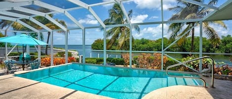 Pool view  and open water view