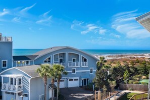 Gulf view from the balcony of the home!