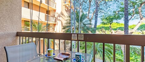 Watch the sunrise and sunset colors from your lanai!